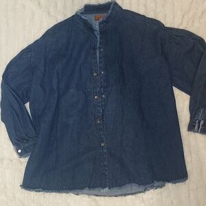 4/$18 Denim Button-Up Shirt